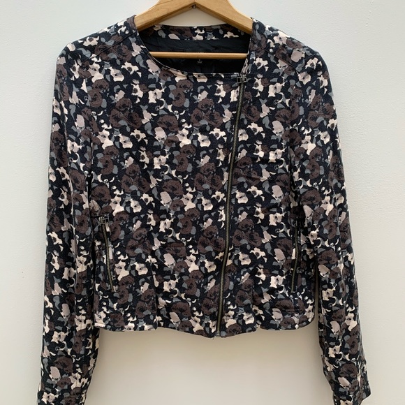 Talula asymmetrical zip up lined jacket - Picture 3 of 13